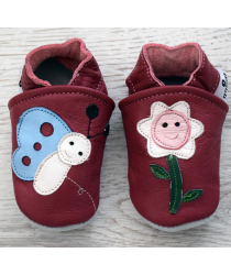 Capačky TETESHOES Motýľ s kvetinkou